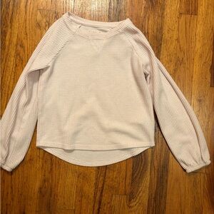 Cat & Jack Cream Long Sleeve Kids Top